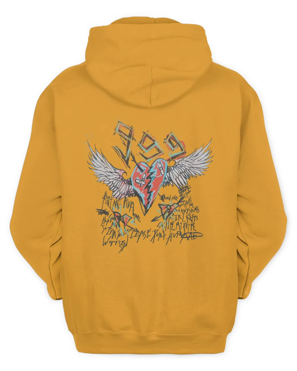 Juice wrld new arrivals yellow hoodie