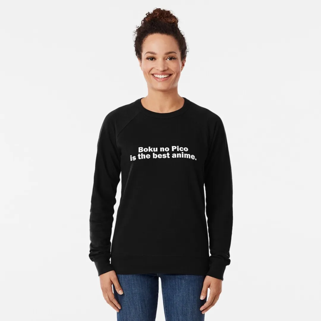 Boku No Pico Merch Boku No Pico Is The Best Anime Sweatshirt | Batend