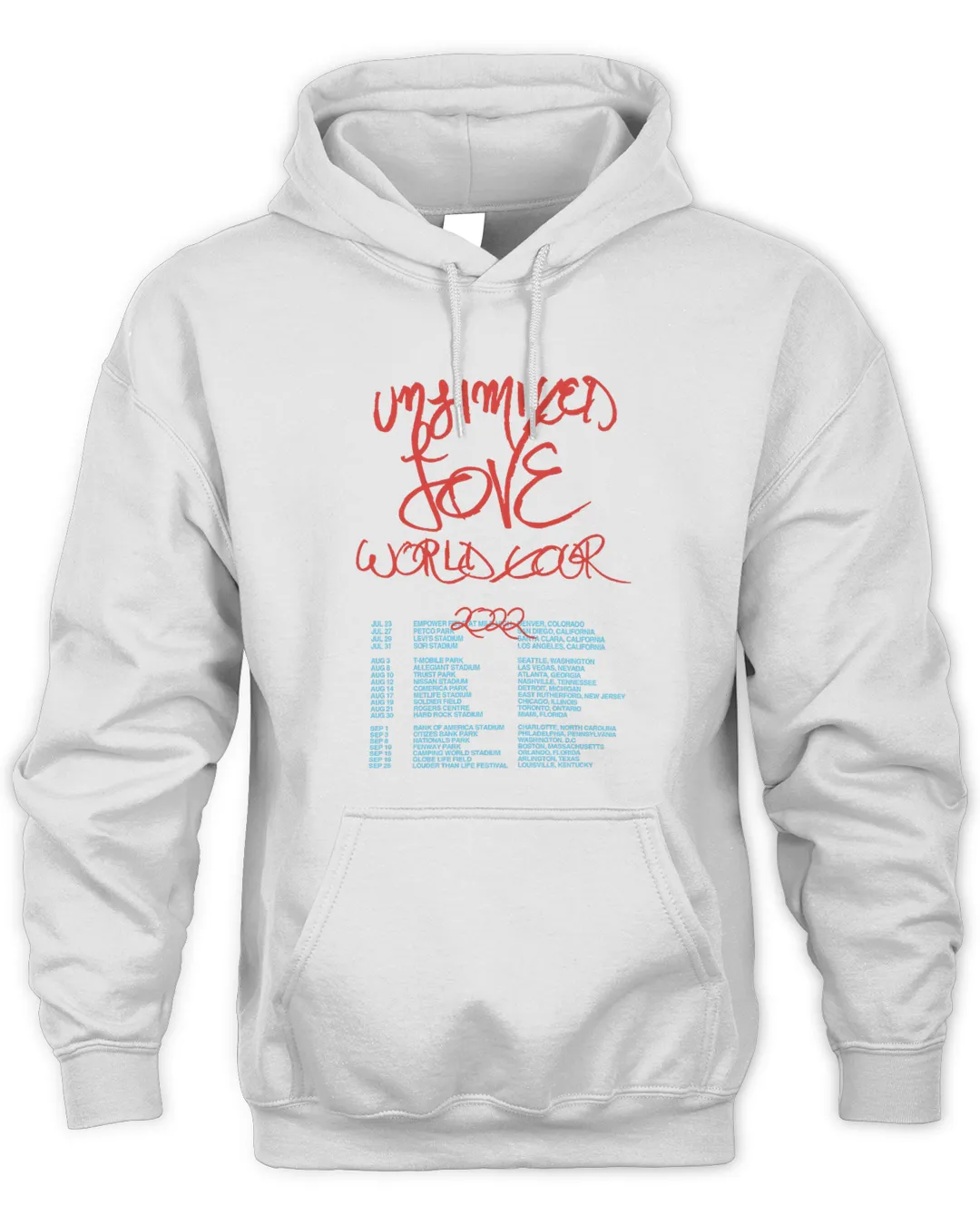 Unlimited Love USA Tour Hoodie